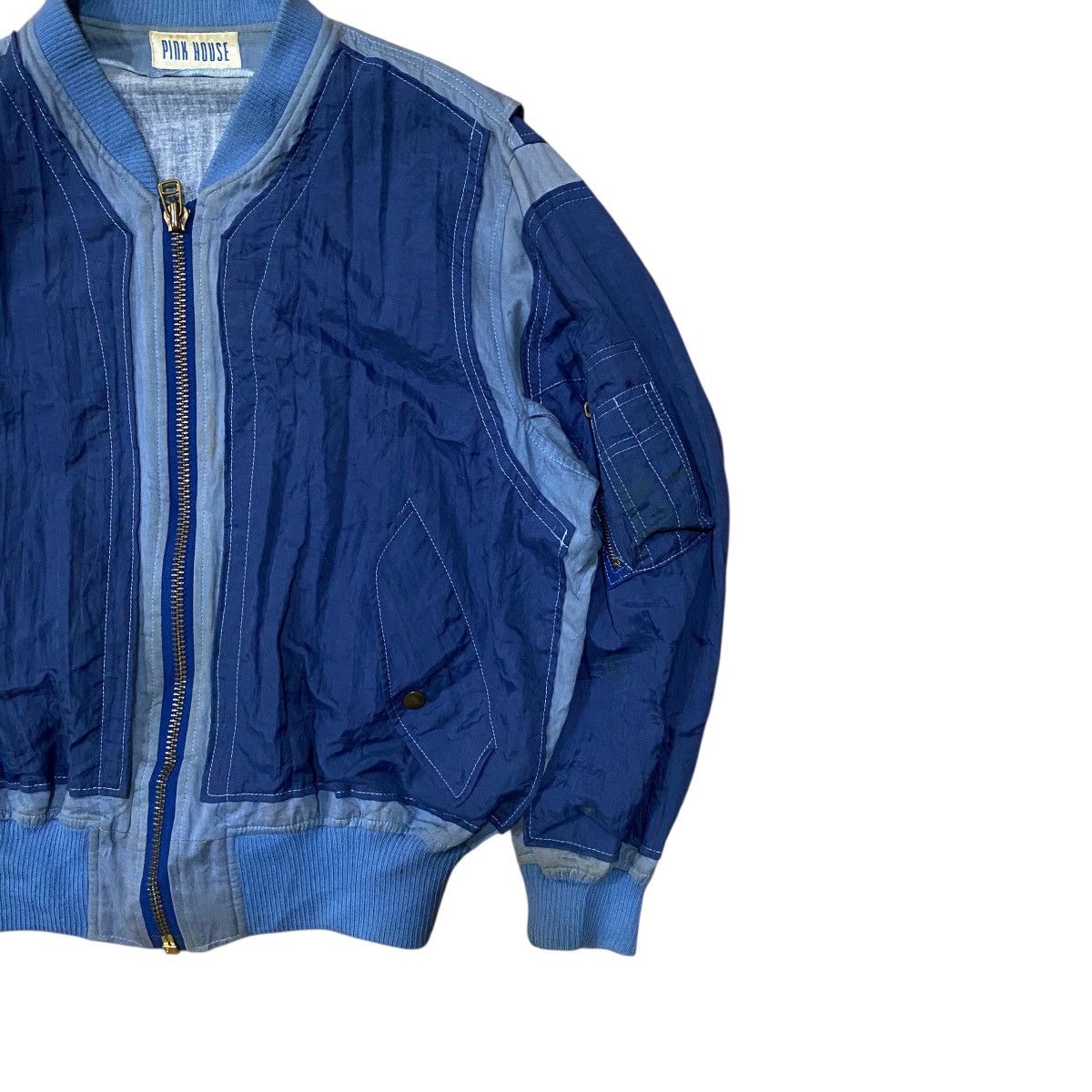 Japanese Brand ☀️Vintage Pink House bomber zipper jacket Size US M / EU 48-50 / 2 - 5 Thumbnail