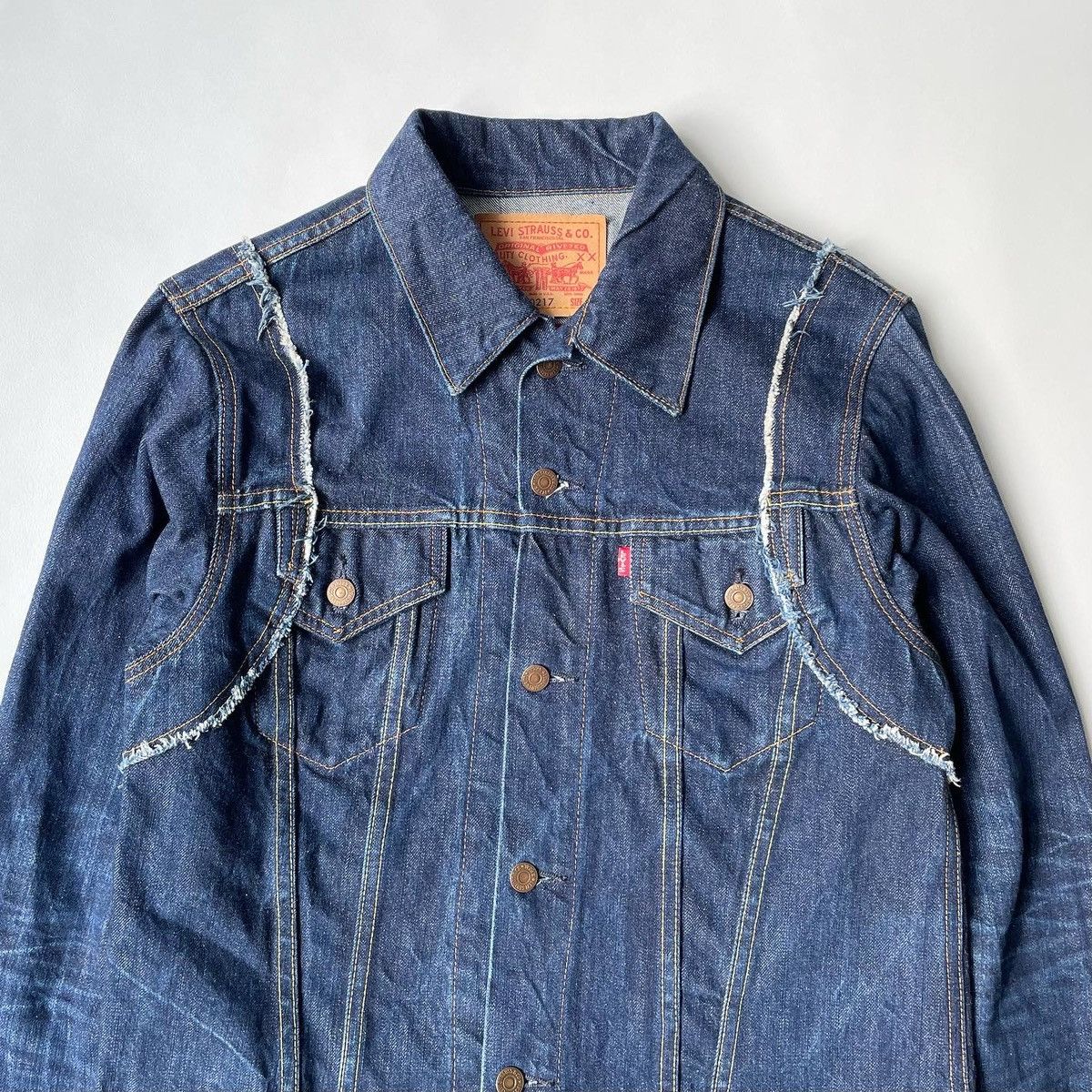 Comme des Garcons A/W 05 Re Worked Blue Denim Jacket Size US M / EU 48-50 / 2 - 2 Thumbnail