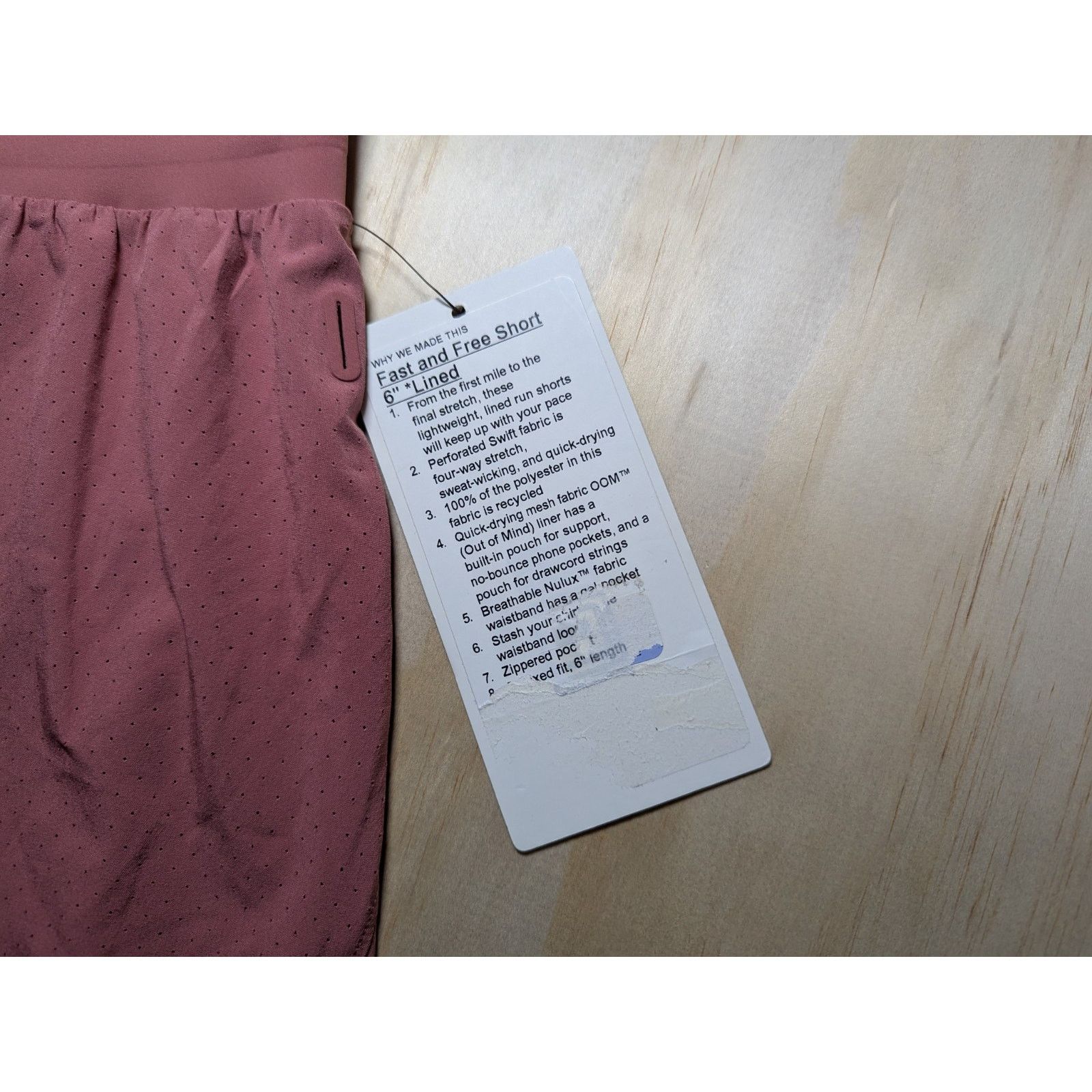 Lululemon Lululemon Men's Small Fast Free Short 6” Lined Mesh Fabric Size US 30 / EU 46 - 3 Thumbnail