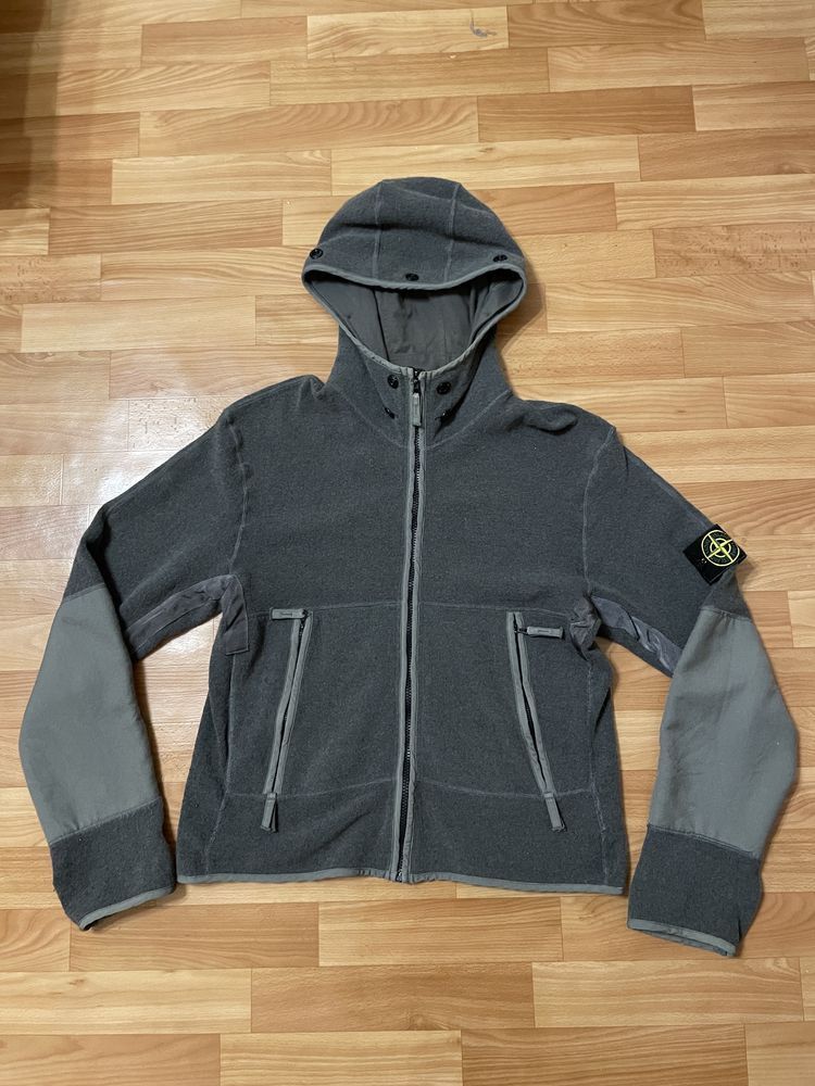 Stone Island Vintage Stone Island Wool Hoodie Size US S / EU 44-46 / 1 - 1 Thumbnail