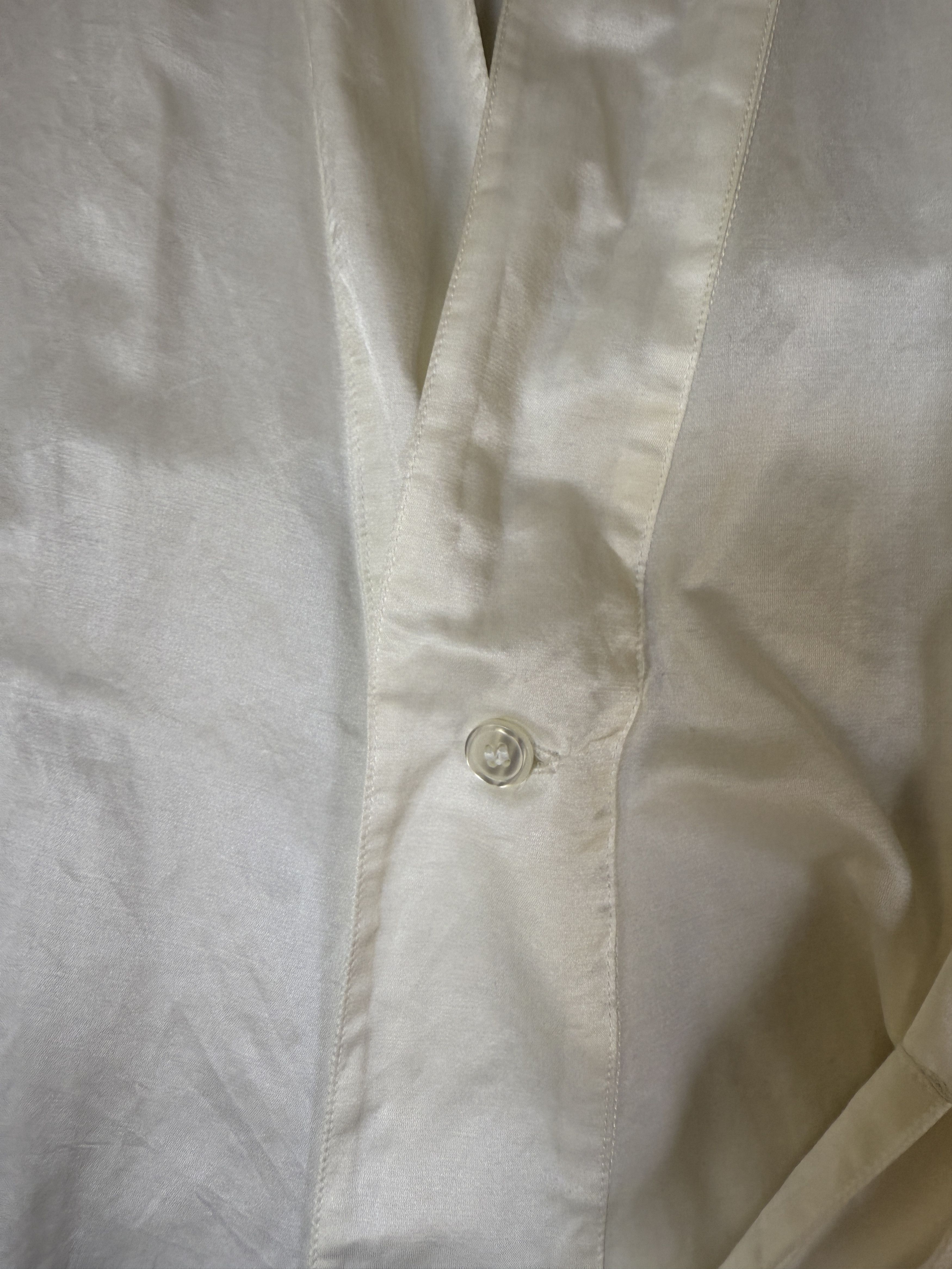 Greg Lauren Greg Lauren Ivory Satin Winged GL1 Size US M / EU 48-50 / 2 - 6 Thumbnail