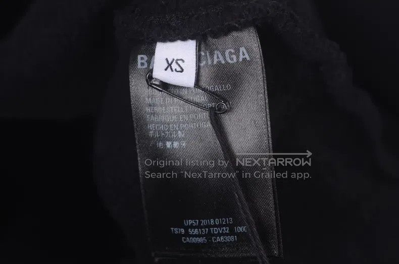 Balenciaga Balenciaga Hooded sweatshirt pullover Size US XS / EU 42 / 0 - 2 Thumbnail