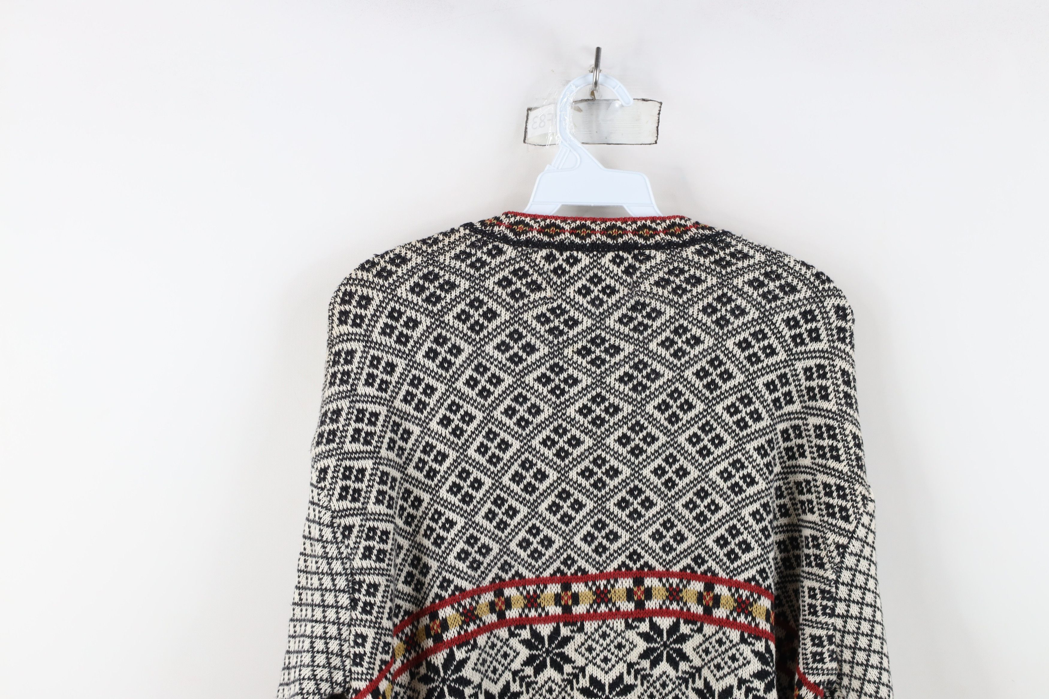 Woolrich Woolen Mills Vintage 90s Woolrich Fair Isle Knit Button Cardigan Sweater Size L / US 10 / IT 46 - 12 Thumbnail