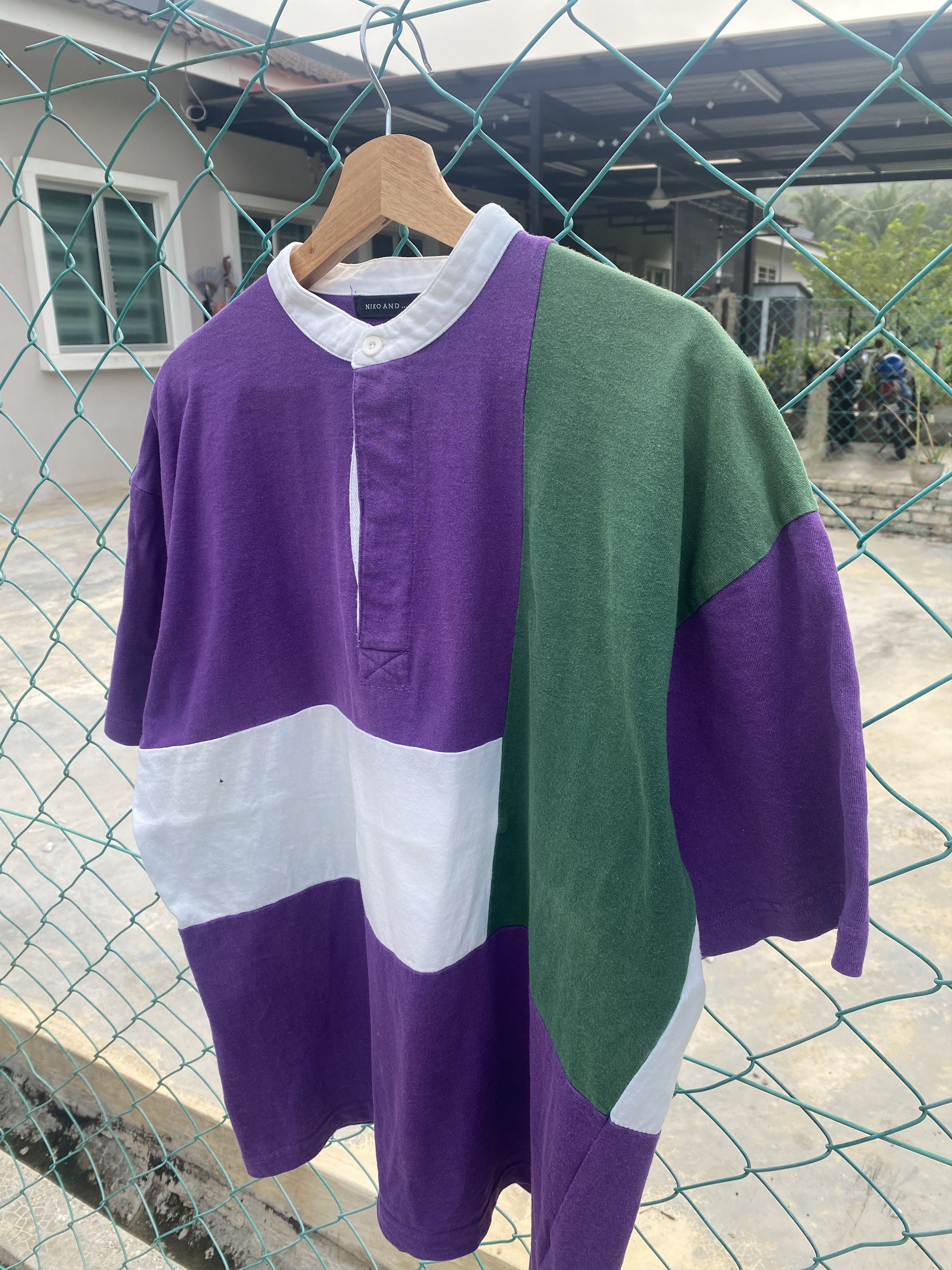 Japanese Brand Niko and rugby shirts Size US L / EU 52-54 / 3 - 4 Thumbnail