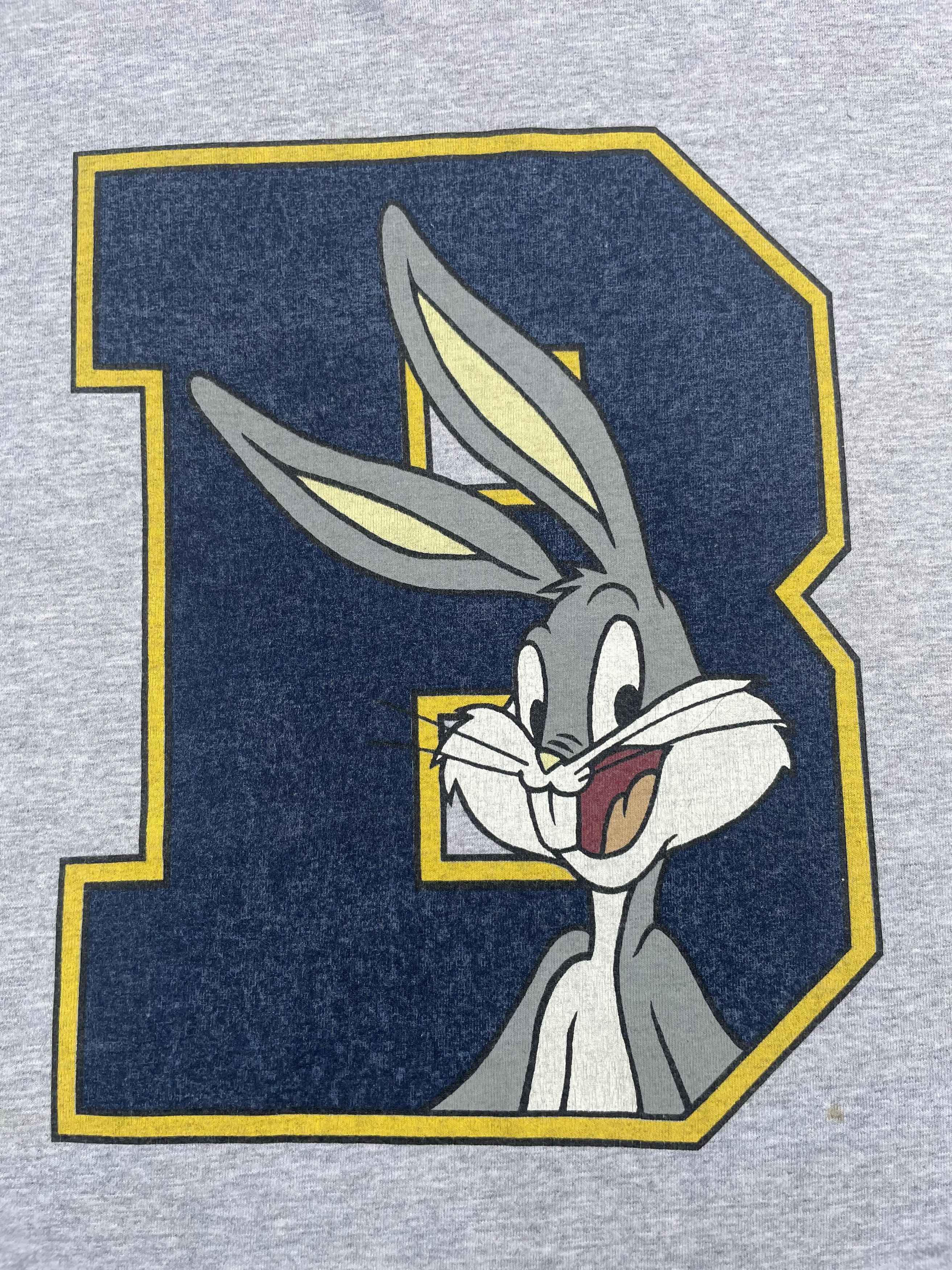 Vintage Vintage Bugs Bunny Hoodie Tshirt Size US XL / EU 56 / 4 - 4 Thumbnail