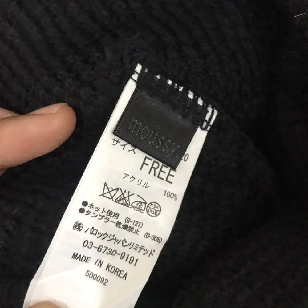 Japanese Brand Moussy Plain Beanie Hat Size ONE SIZE - 5 Thumbnail