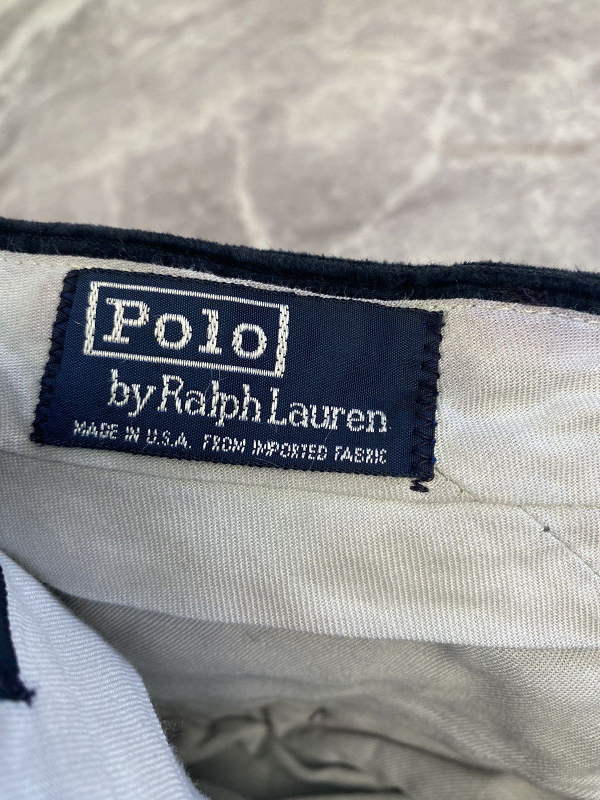 Polo Ralph Lauren Polo Ralph Lauren Wide Blue Corduroy Pants USA made Size L Size US 36 / EU 52 - 4 Thumbnail