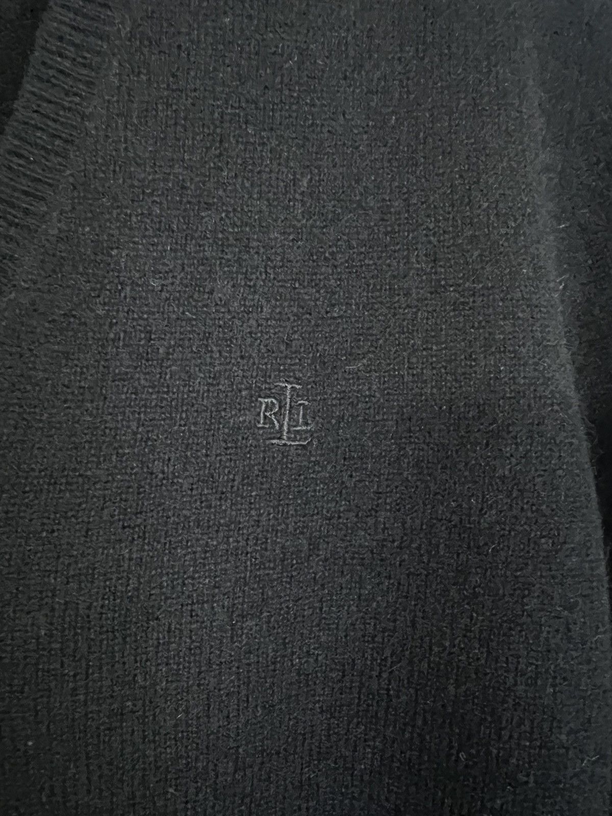 Lauren Ralph Lauren Ralph kauren jersey cashmere black xs sweater Size XS / US 0-2 / IT 36-38 - 3 Thumbnail