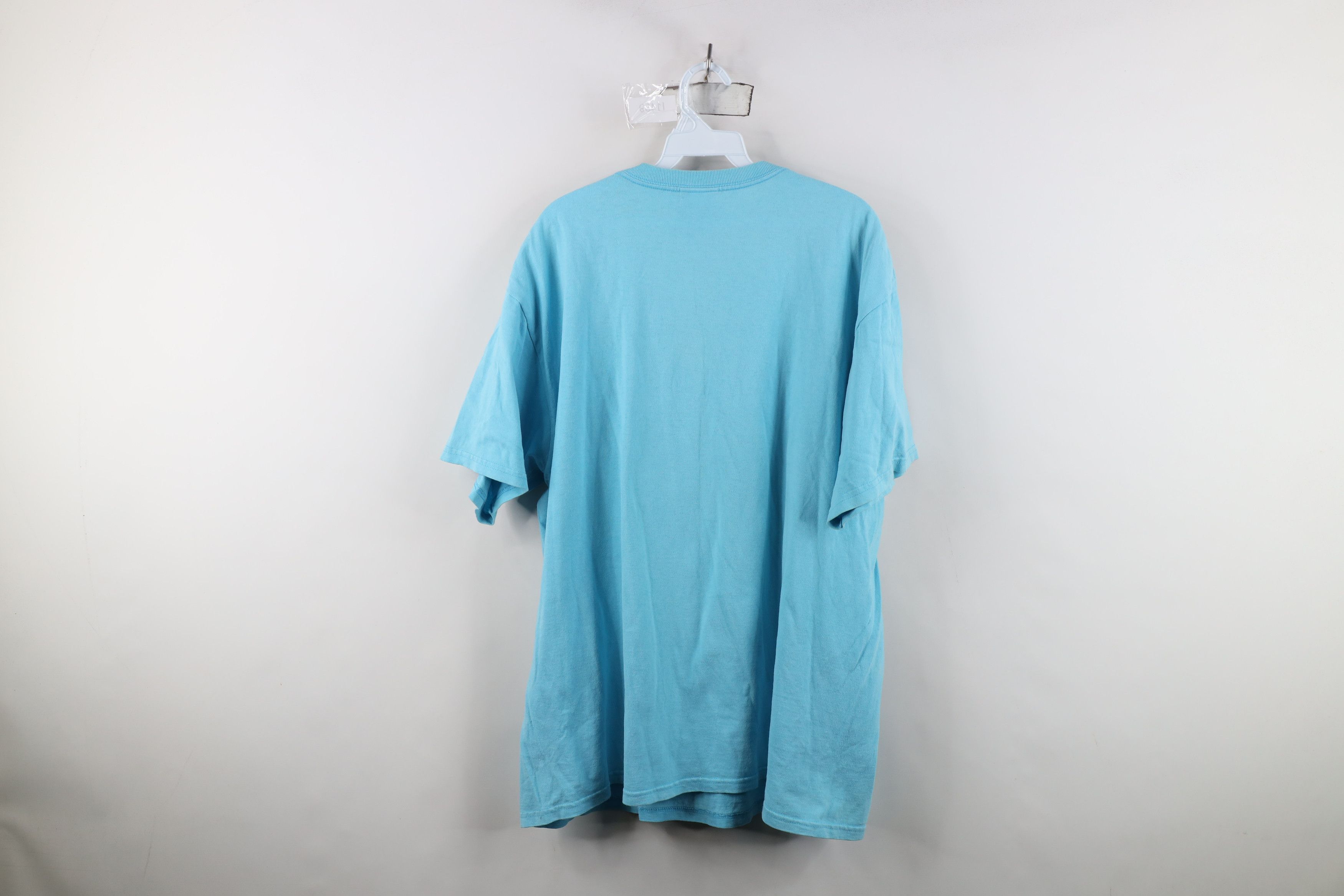 Nike Vintage Y2K Nike Travis Scott Big Swoosh T-Shirt Blue Size US L / EU 52-54 / 3 - 11 Thumbnail