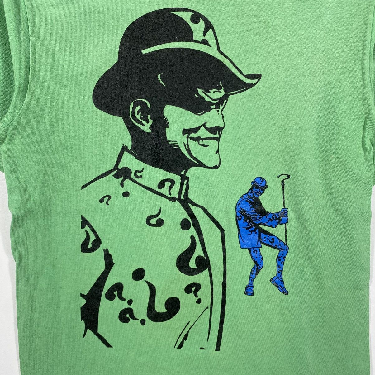 DC Comics Vintage 90's THE RIDDLER Dc Comics Character Tee Shirt Size US S / EU 44-46 / 1 - 2 Thumbnail