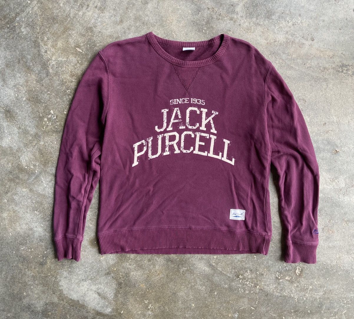Converse 🇯🇵 JACK PURCELL BIG LOGO SWEATSHIRT Size US M / EU 48-50 / 2 - 1 Thumbnail