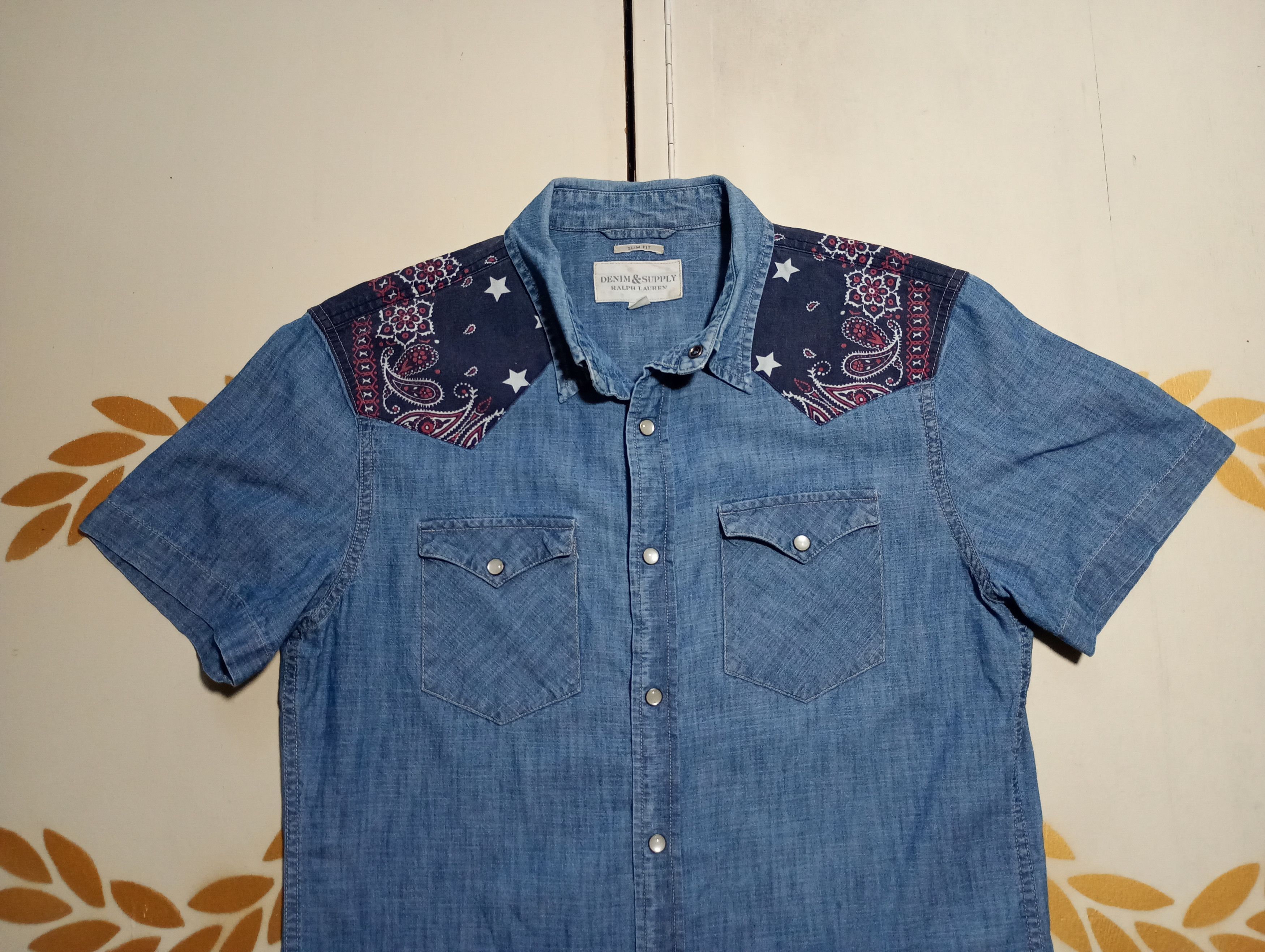 Denim & Supply Ralph Lauren Denim & Supply Ralph Lauren Short Sleeve Shirt Size US M / EU 48-50 / 2 - 4 Thumbnail