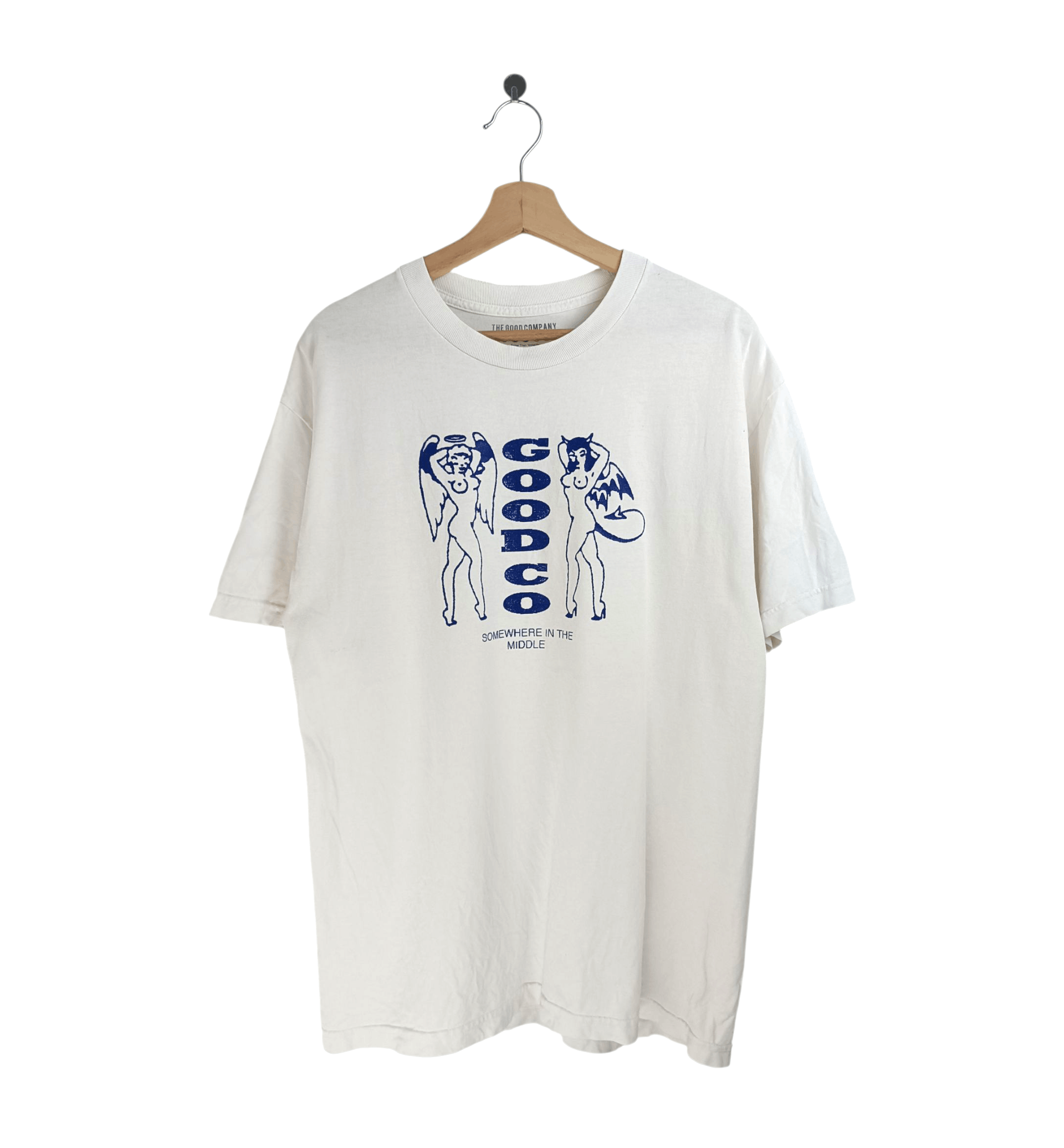 Vintage VINTAGE Y2K THE GOOD COMPANY SEXY DEVIL ADULT TEE VERY RARE Size US L / EU 52-54 / 3 - 1 Thumbnail