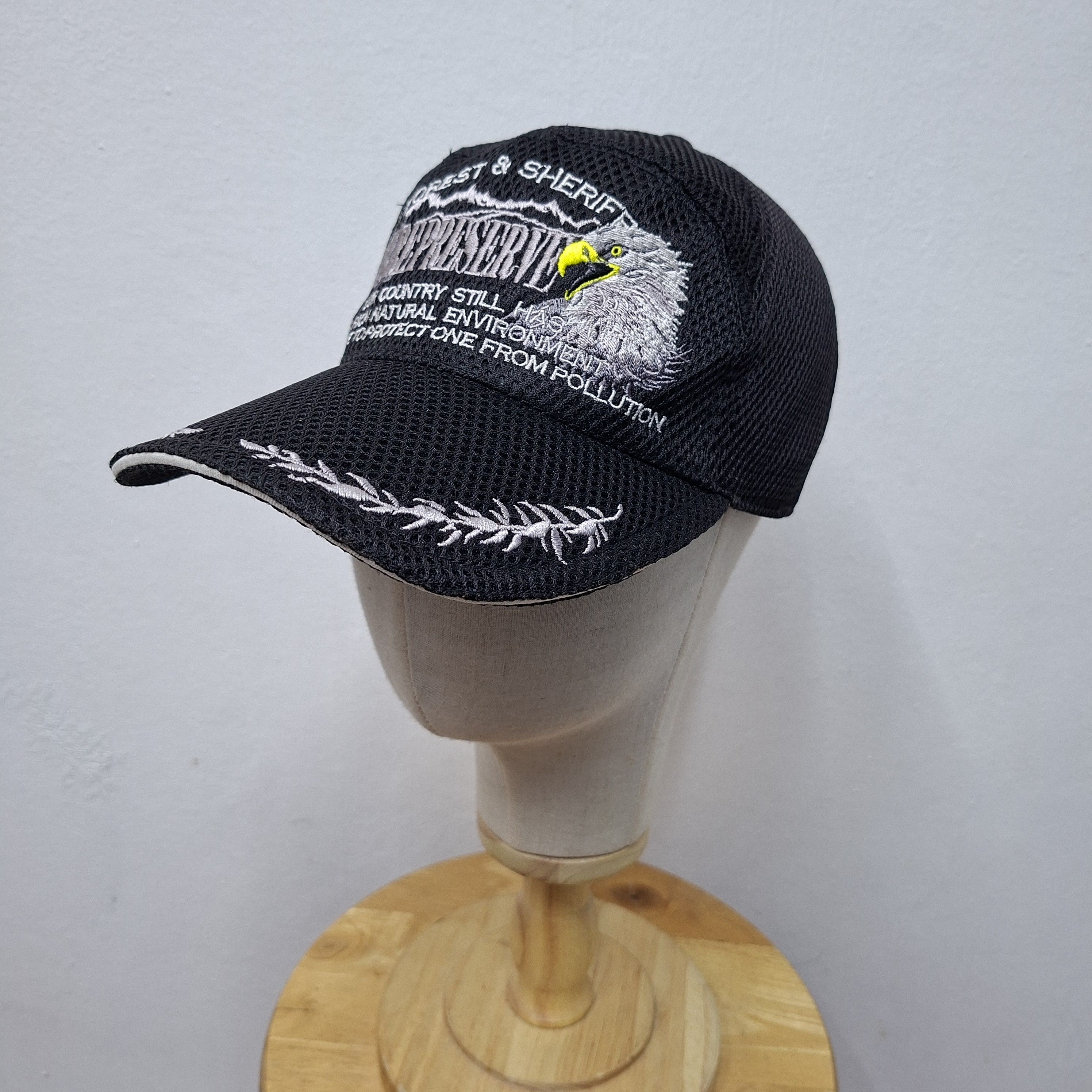Japanese Brand 💥Great black eagle cap Size ONE SIZE - 2 Thumbnail