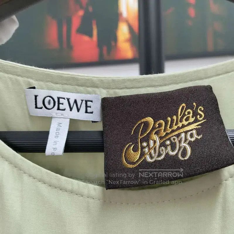 Loewe Loewe Sleeveless Green Summer Dress . Size M / US 6-8 / IT 42-44 - 3 Thumbnail