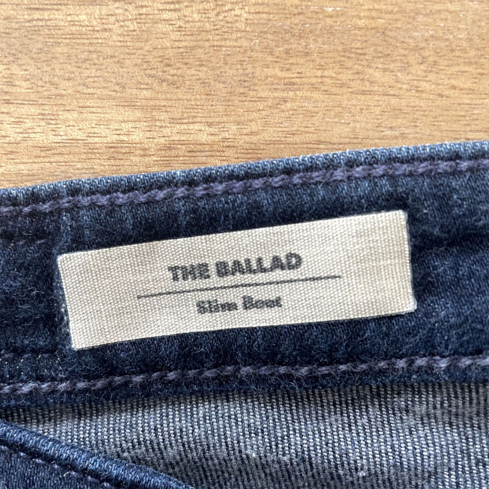 Vintage AG Adriano Goldschmied The Ballad Slim Boot Jeans Women 26x26 Denim Blue Slim Grounded USA 2000s Western City Rock Jeans Womens Size 26" / US 2 / IT 38 - 3 Thumbnail