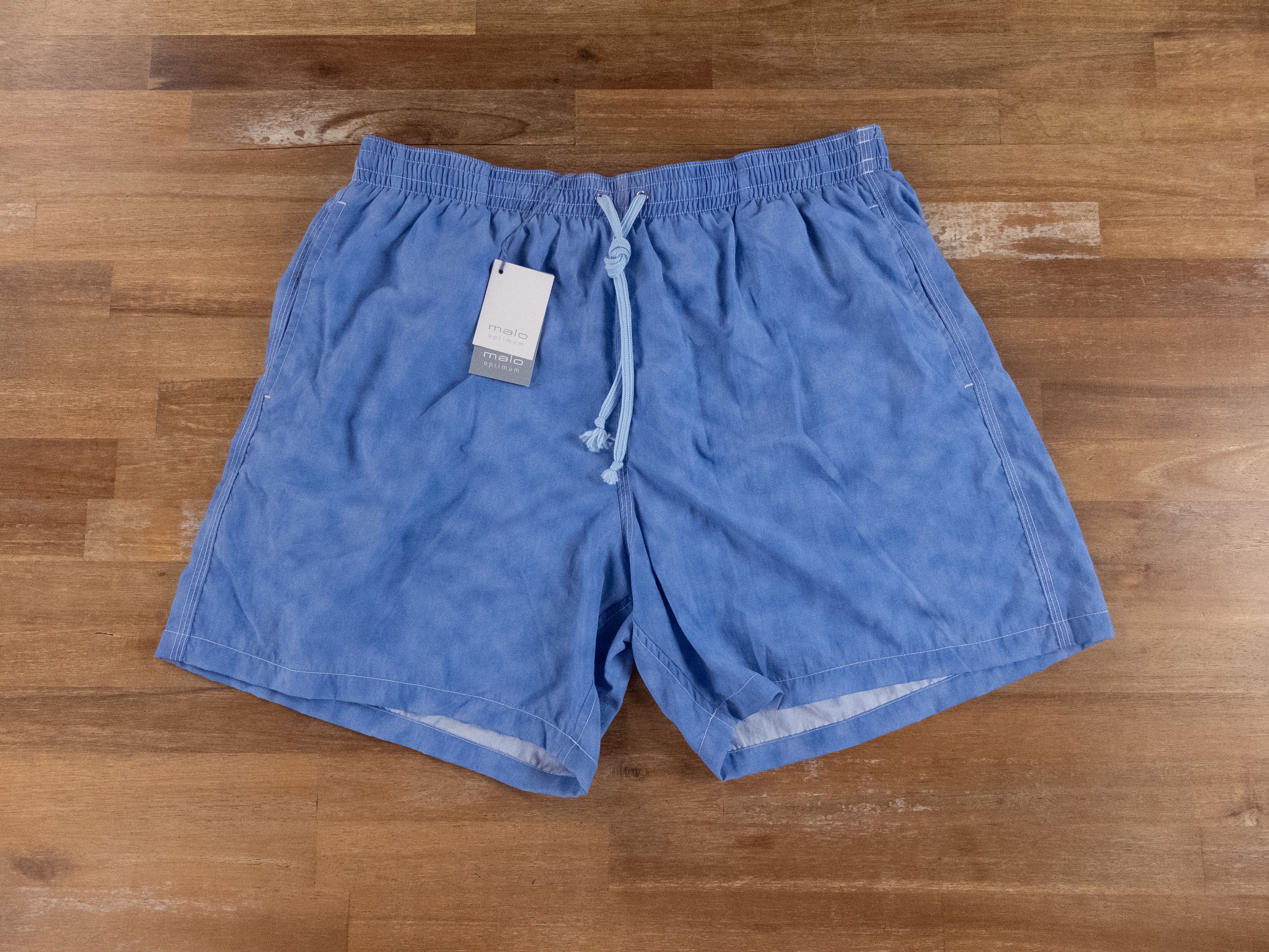 Image of Malo Optimum Blue Cloudy Print Swim Shorts 3Xl Italy, Men's (Size 40)