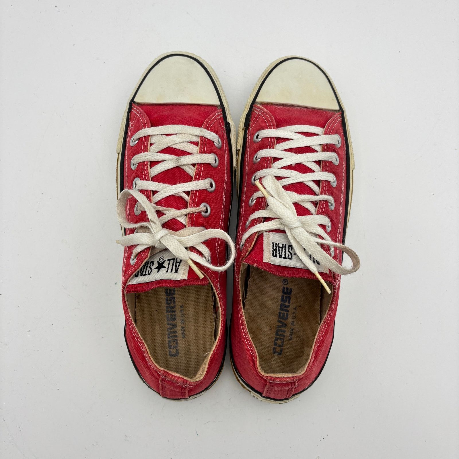 Converse Vintage 90s Converse Chuck Taylor Low Sneakers Men's 8 Red Size US 8 / EU 41 - 6 Thumbnail