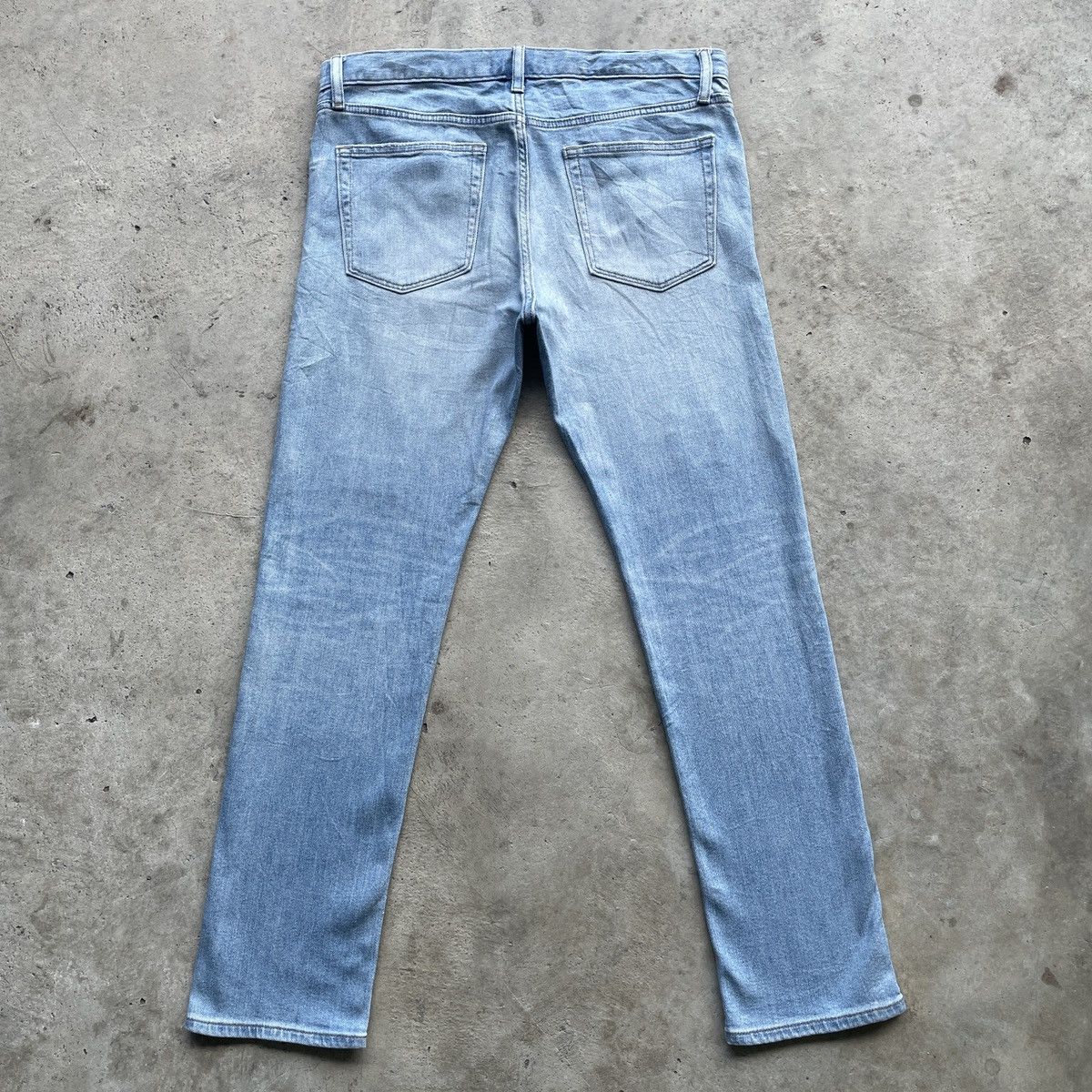 Japanese Brand × Jean × Vintage Vintage Japanese Faded Blue Washed Denim Jeans Pants W35 Size US 35 - 12 Thumbnail