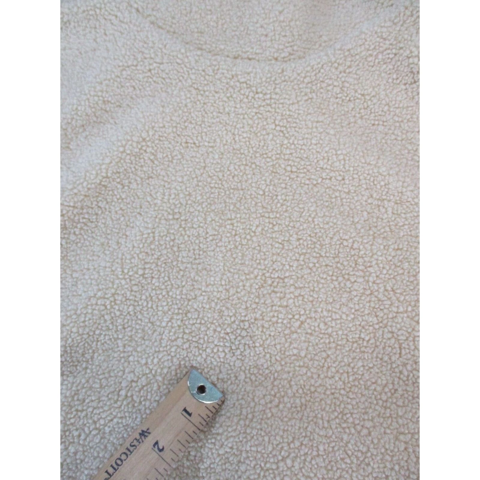 Vintage Tuckernuck Sweater Womens XS Beige Turtleneck Fleece Pullover Knit Shirt Pullover XS Womens 90s? Size XS / US 0-2 / IT 36-38 - 3 Thumbnail