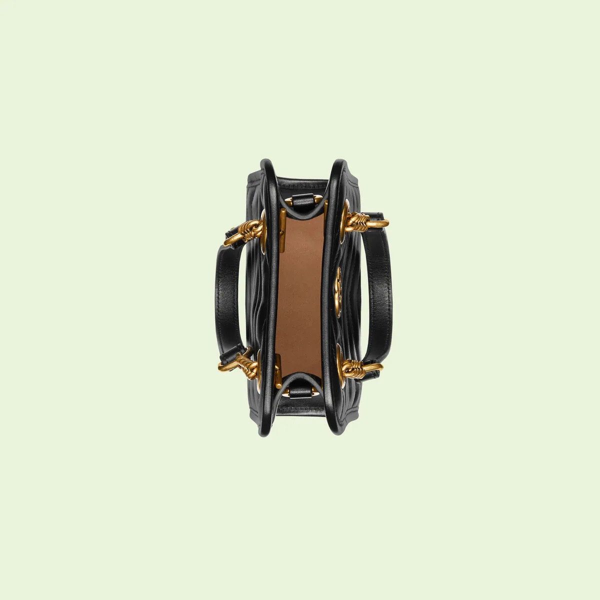 Gucci o1s1wg110225 Size:OS /GG Marmont Matelassé Mini Bag in Black Size ONE SIZE - 8 Thumbnail