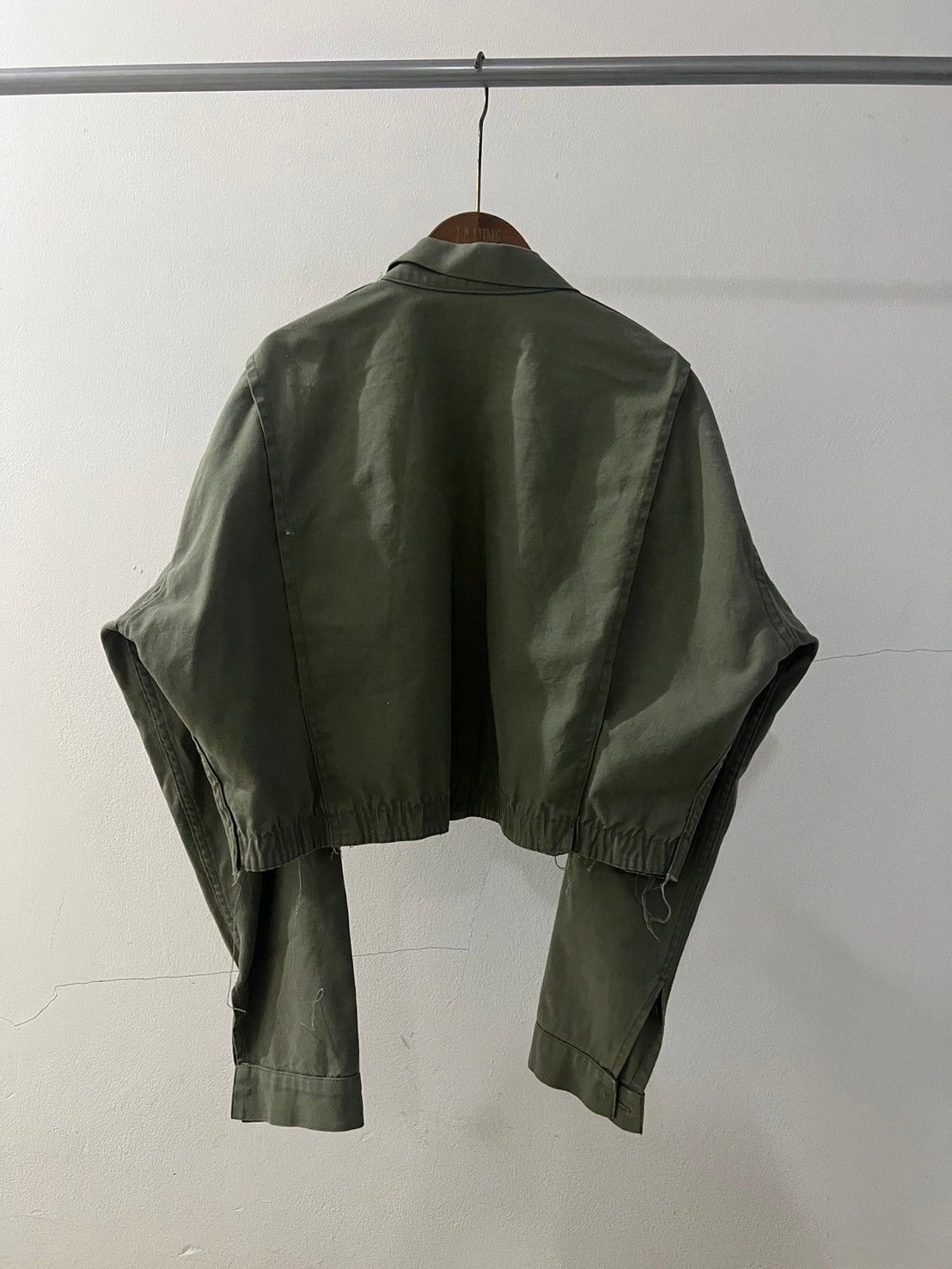 Vintage Vintage Military Cropped Jacket Size US M / EU 48-50 / 2 - 4 Thumbnail
