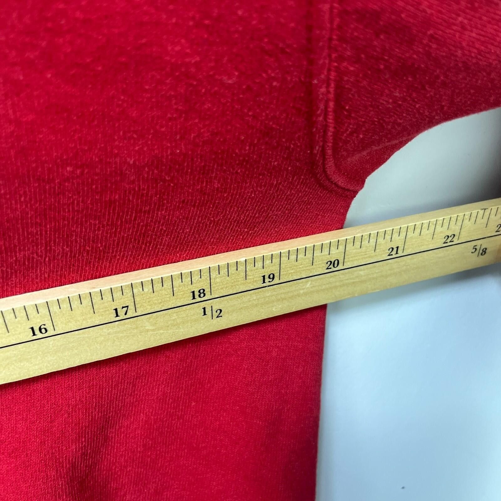 Russell Athletic Vintage 90s Russell Athletic Red Blank Hoodie Small Size US S / EU 44-46 / 1 - 5 Thumbnail