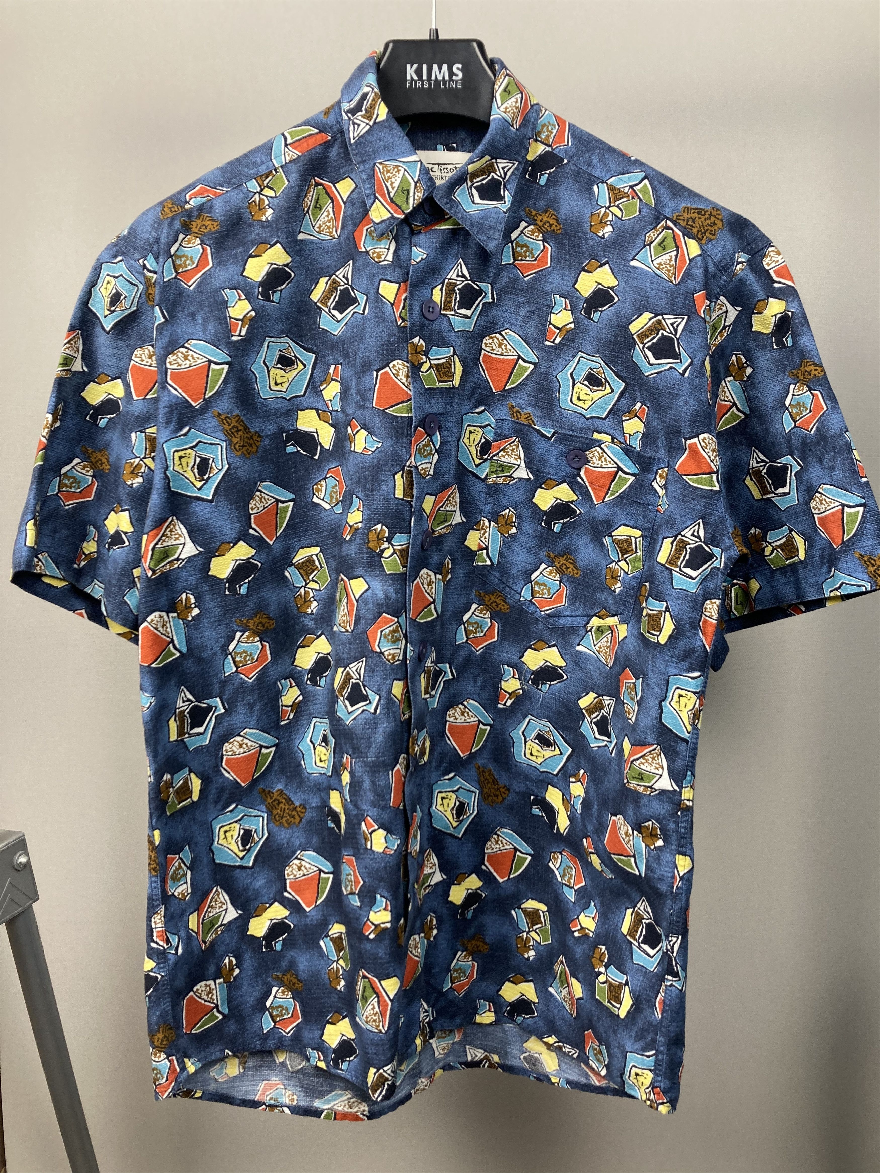Tissot 1990s Jac Tissot Shirts Vintage Abstract Avant Garde Pattern Size US M / EU 48-50 / 2 - 2 Thumbnail