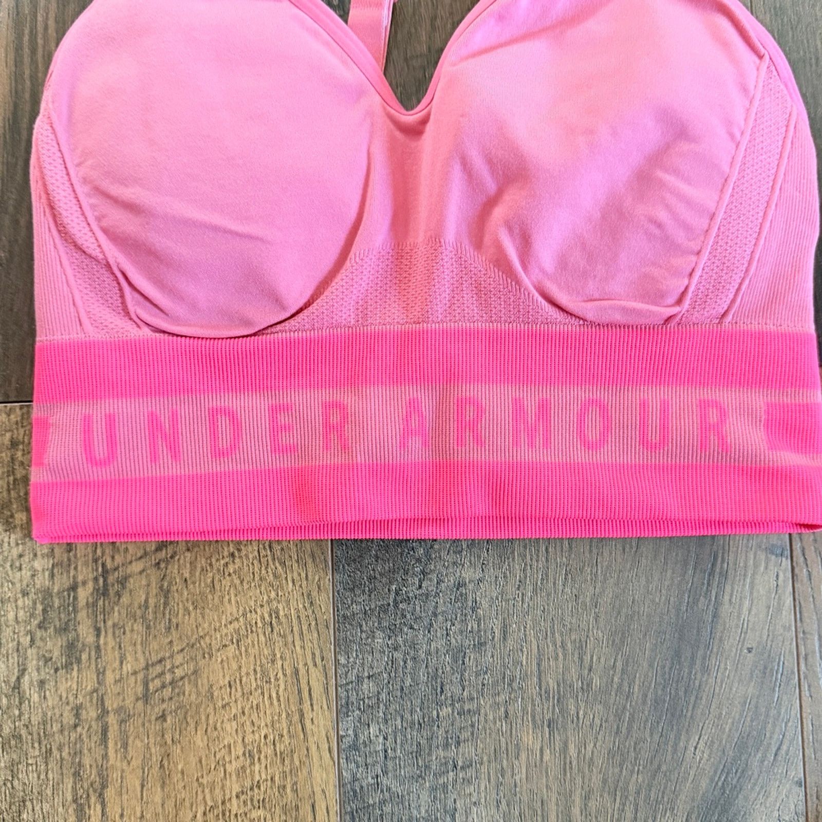 Under Armour Under Armour Seamless Compression Longline Sports Bra pink Size XXS / US 00 / IT 34 - 2 Thumbnail