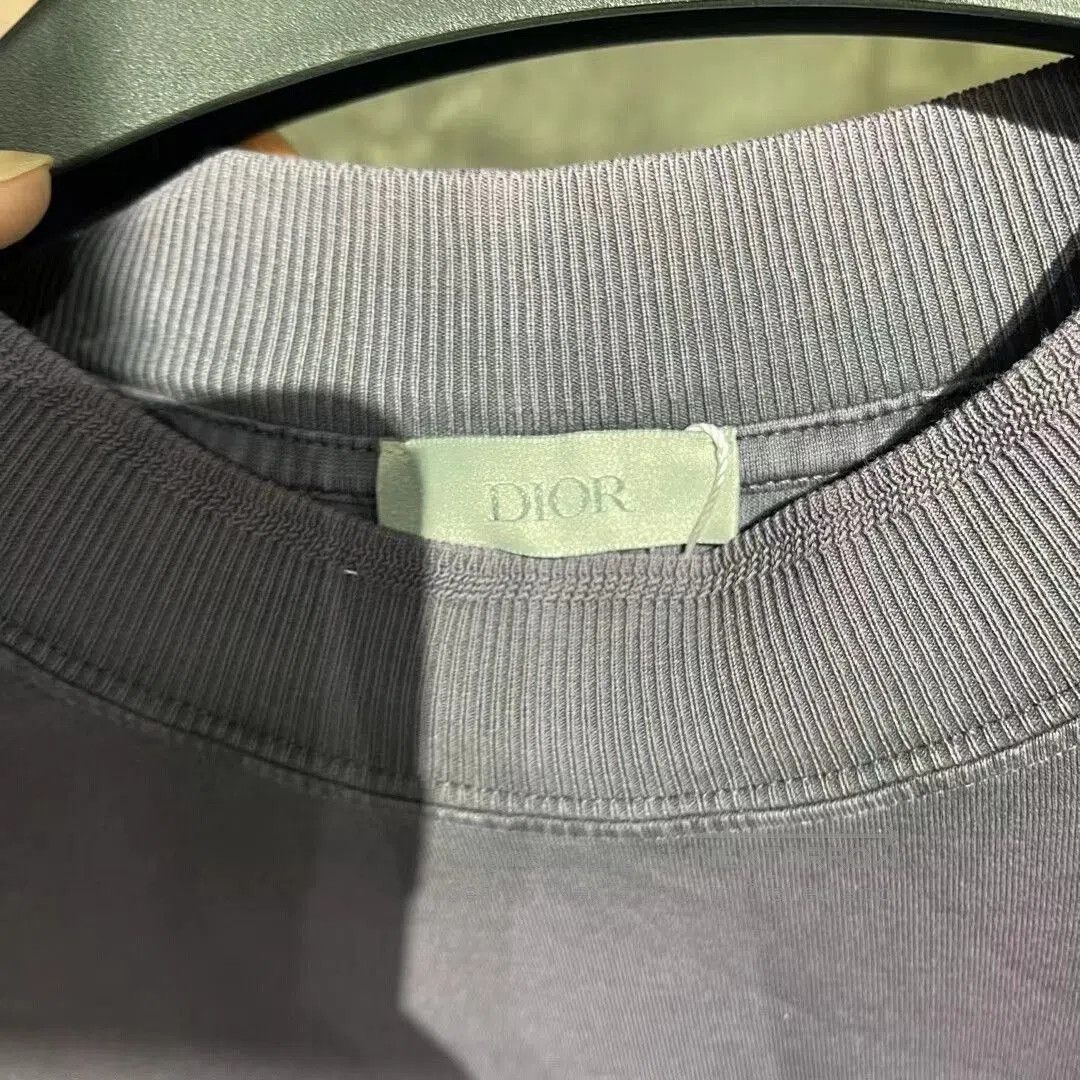 Dior dior purple logo print short sleeve t-shirt. Size US XL / EU 56 / 4 - 3 Thumbnail
