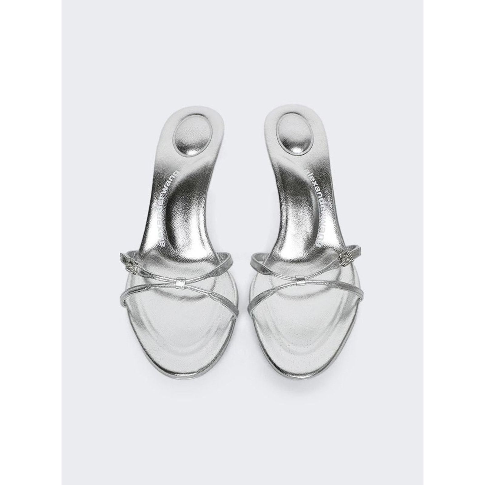 Alexander Wang Alexander Wang Lucienne Heel Sandals Silver EU39.5/US9.5 Size US 9.5 / IT 39.5 - 2 Thumbnail
