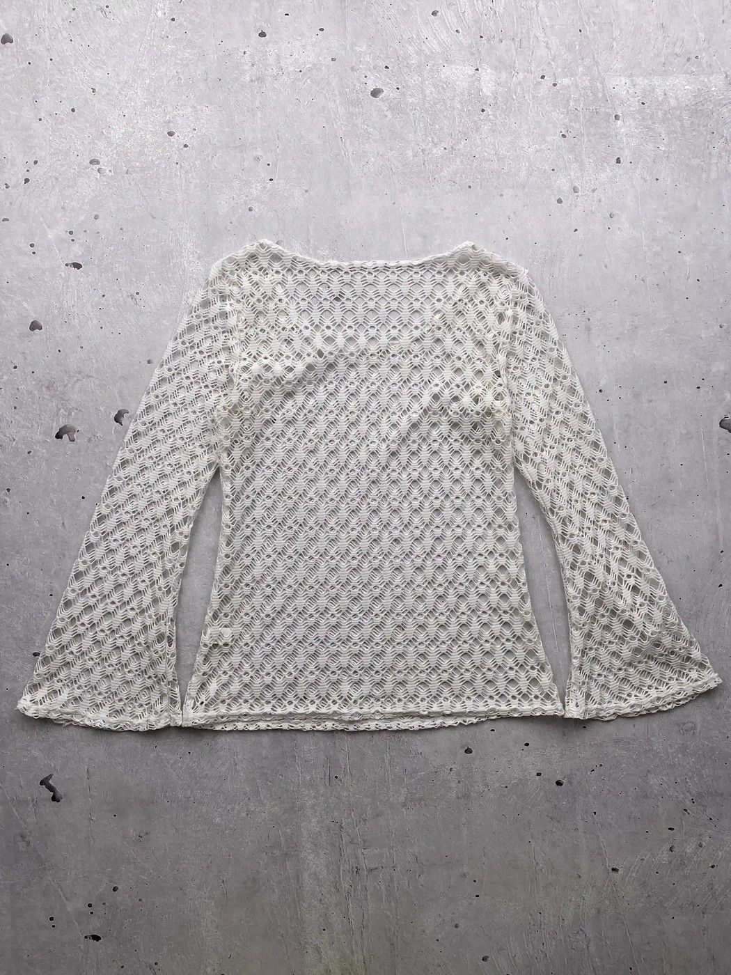 Japanese Brand Vintage Mesh Long Sleeve Size M / US 6-8 / IT 42-44 - 5 Thumbnail