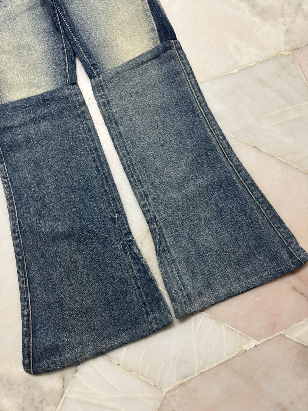 Levi's 💥RARE SELVEDGE💥LEVI'S ( LVC ) 505 BELL BOTTOM BIG E MUDWASH Size US 26 / EU 42 - 7 Thumbnail