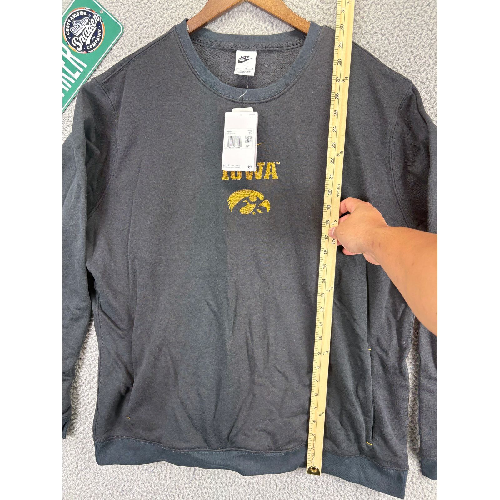 Nike Nike Iowa Hawkeyes Football Club Sweatshirt Mens XXL Size US XXL / EU 58 / 5 - 2 Thumbnail