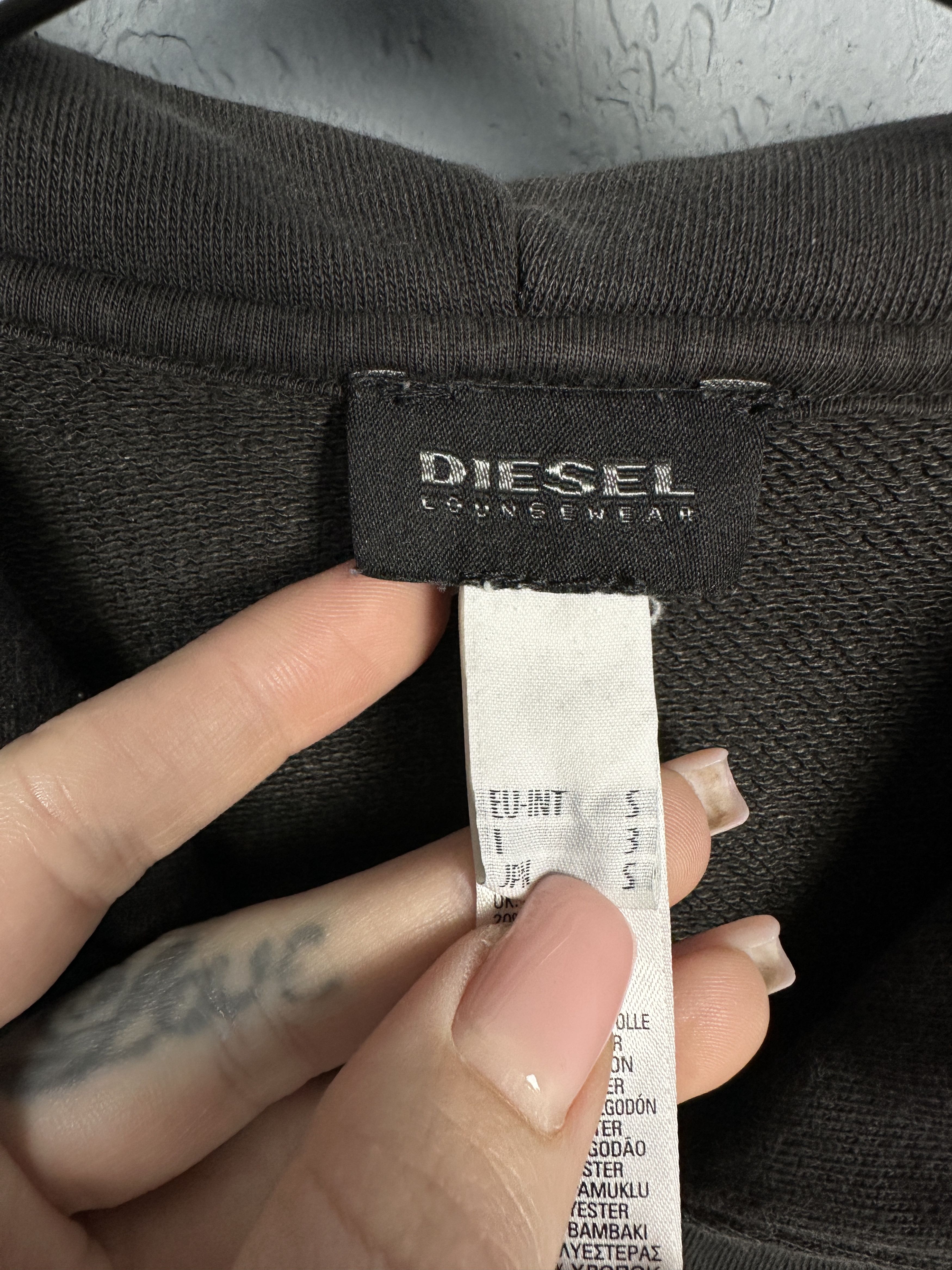 Diesel Diesel Mens Zip Hoodie Size US S / EU 44-46 / 1 - 4 Thumbnail