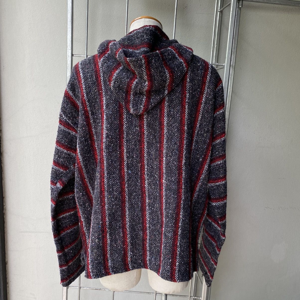 Vintage Black & Red Striped Baja Hoodie Size US M / EU 48-50 / 2 - 18 Thumbnail