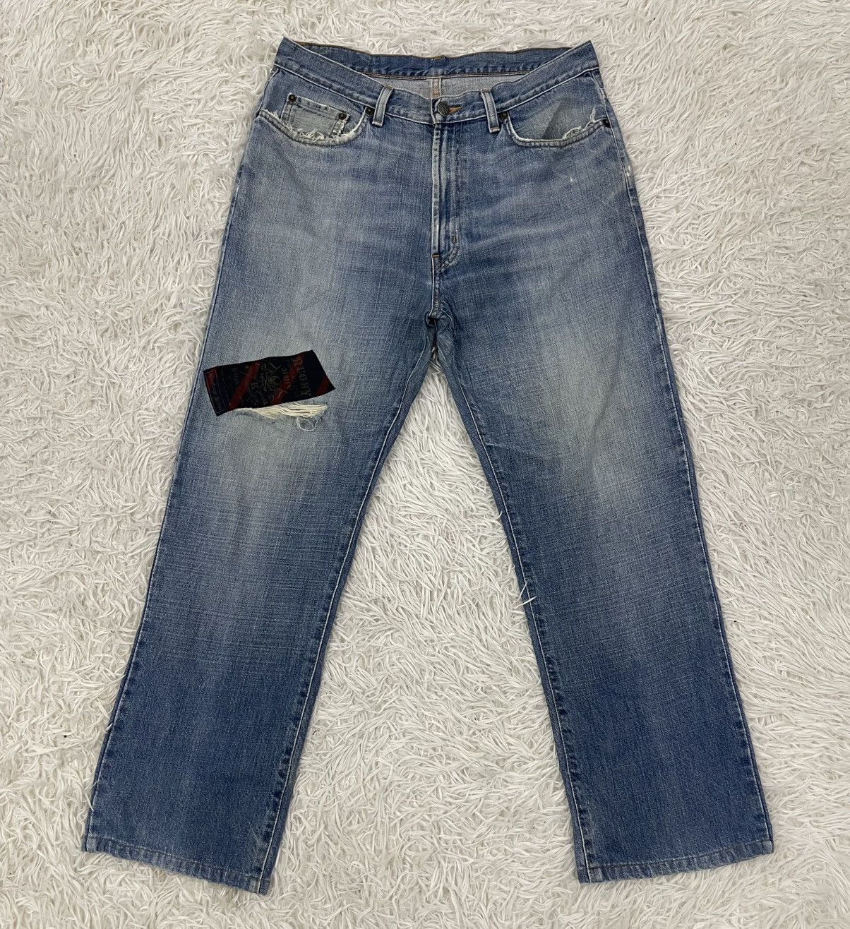 Polo Ralph Lauren Vintage Polo Ralph Lauren Classic 5 Pockets Jean Pants Size US 33 - 1 Thumbnail