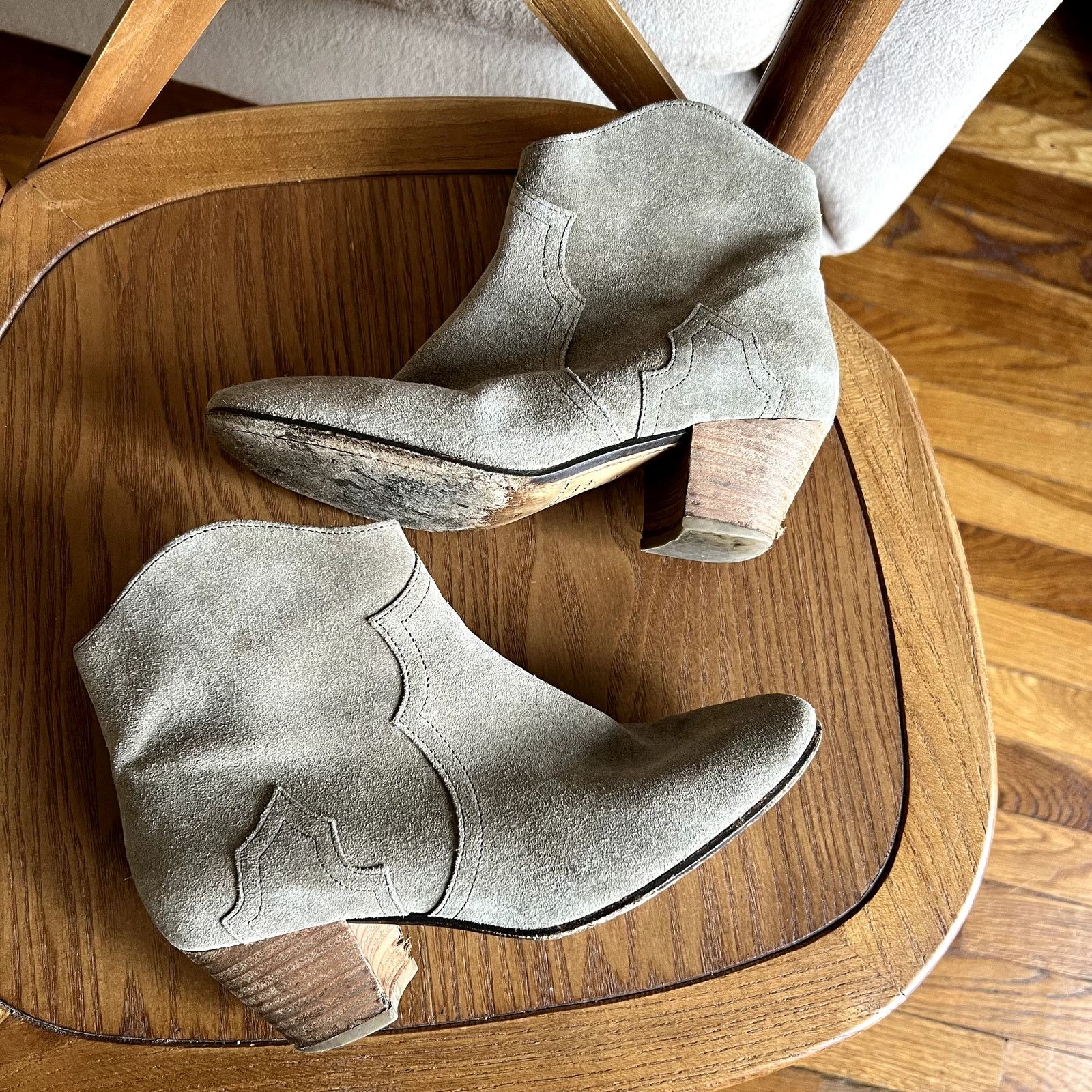 Isabel Marant Isabel Marant Dicker Suede Ankle Boots Booties Size 36 Size US 6 / IT 36 - 2 Thumbnail