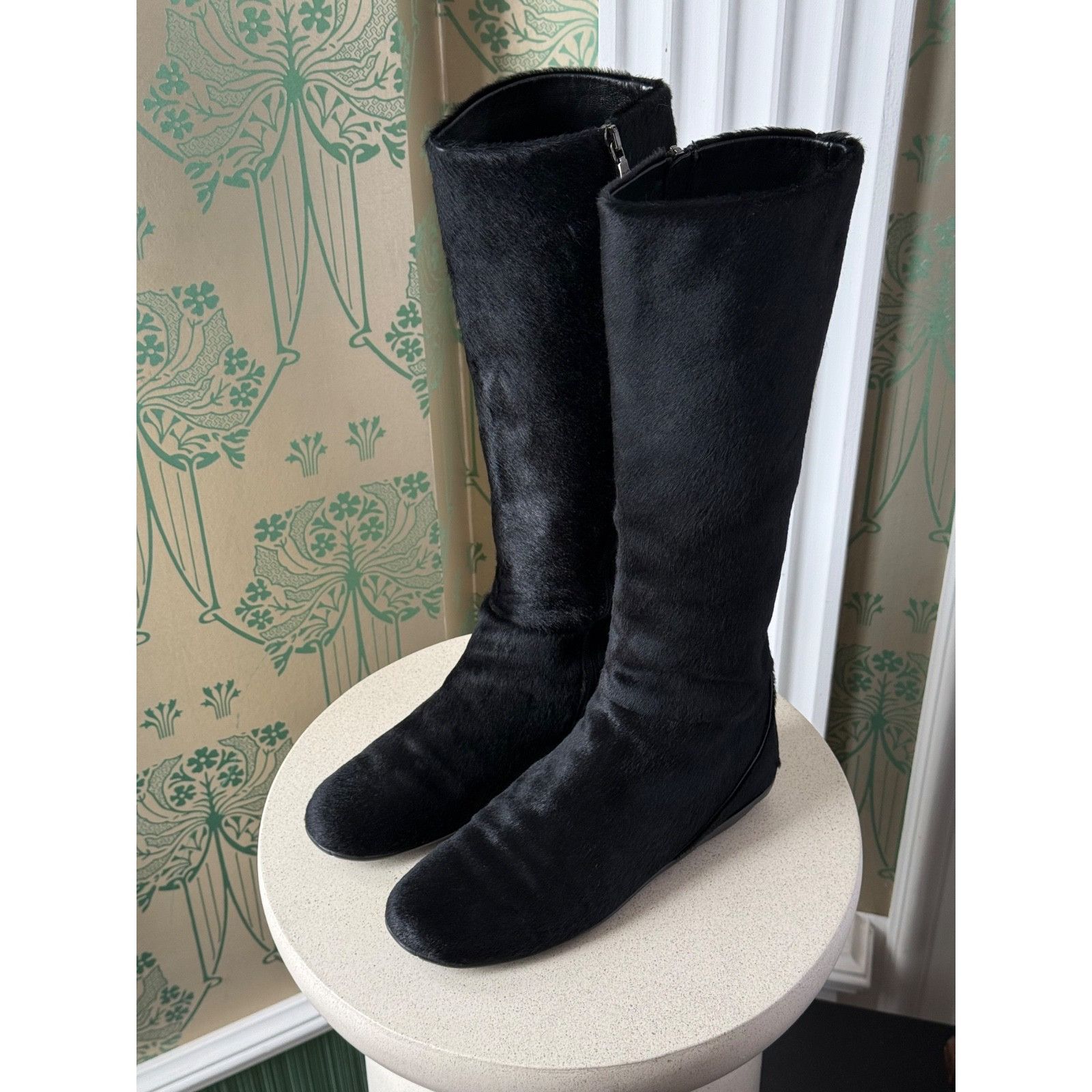 Prada Vintage Prada Pony Style Calfskin Riding Boots 36 / 6 Size US 6 / IT 36 - 4 Thumbnail