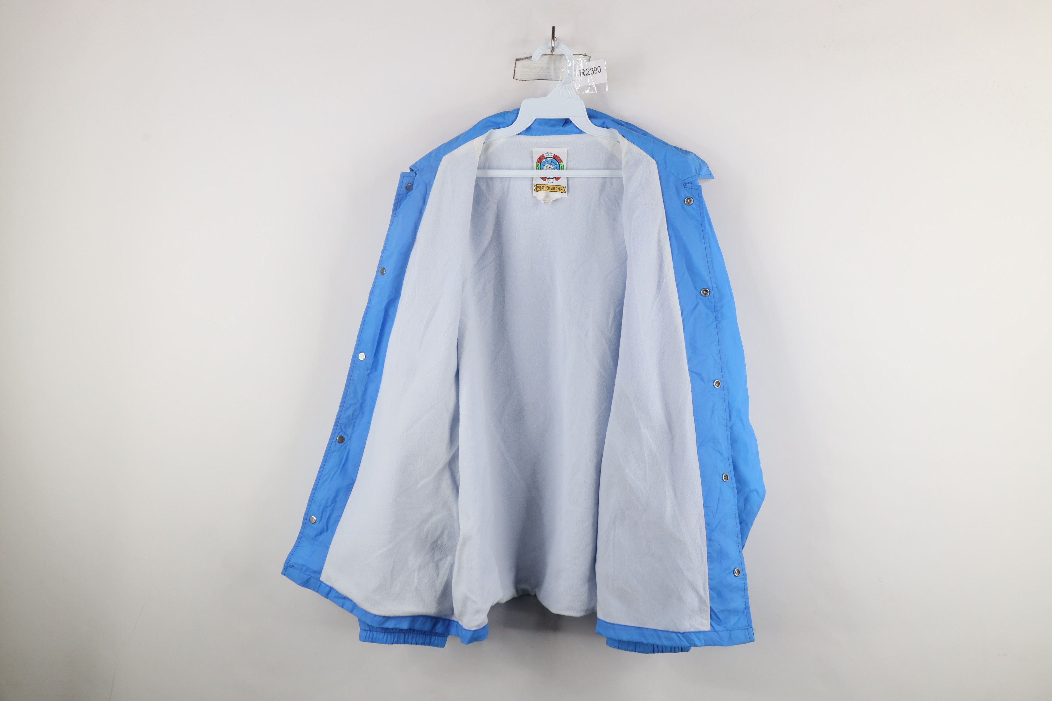 Vintage Vintage 90s Streetwear Lined Satin Coaches Coach Jacket Blue Size US L / EU 52-54 / 3 - 9 Thumbnail