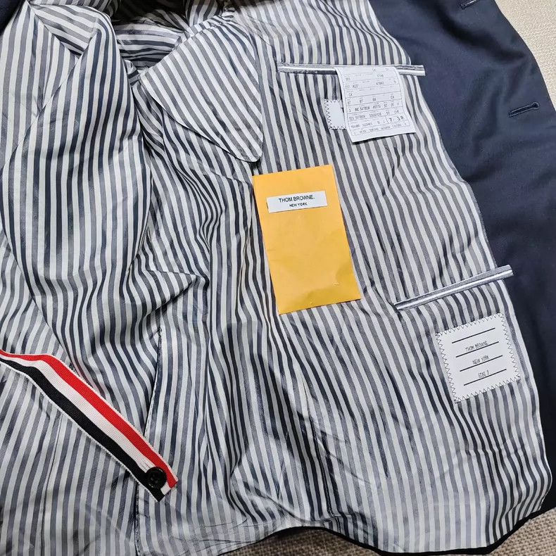 Thom Browne Thom Browne A dark blue suit Size 38L - 8 Thumbnail