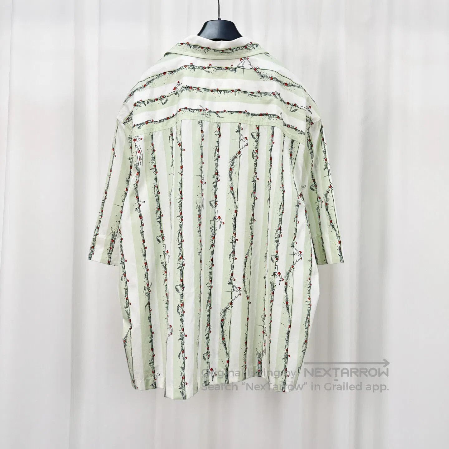 Bottega Veneta Bottega Veneta New Arrival Puppy Striped Short Sleeve Shir Size US L / EU 52-54 / 3 - 2 Thumbnail