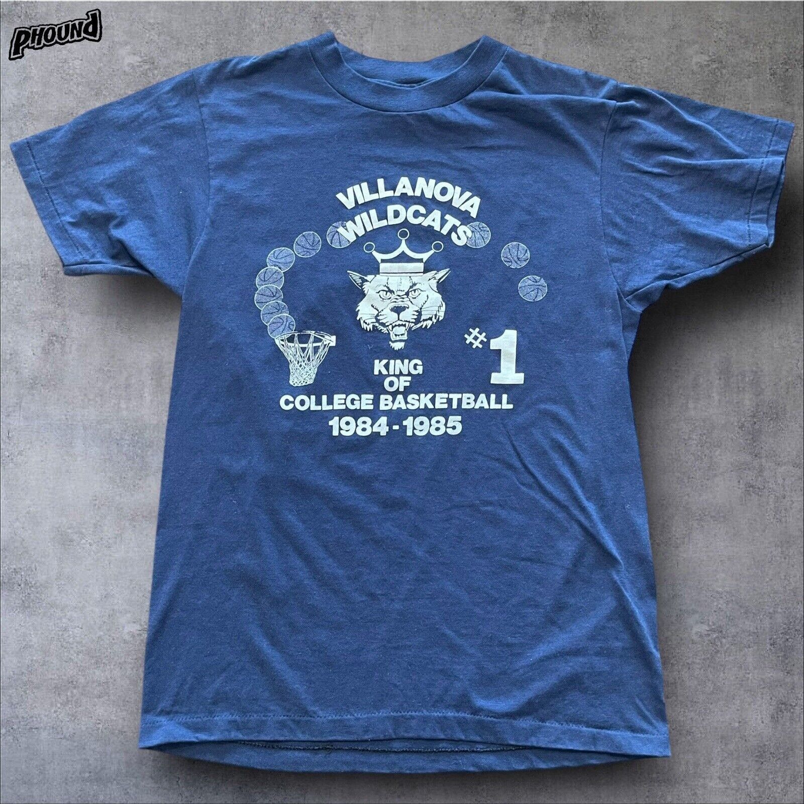 Vtg Hanes 1985 Villanova NCAA Champs Wildcats FINAL TShirt