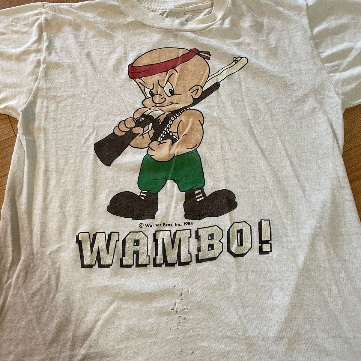 Vintage Vintage Looney Tunes Rambo shirt Size US M / EU 48-50 / 2 - 3 Thumbnail