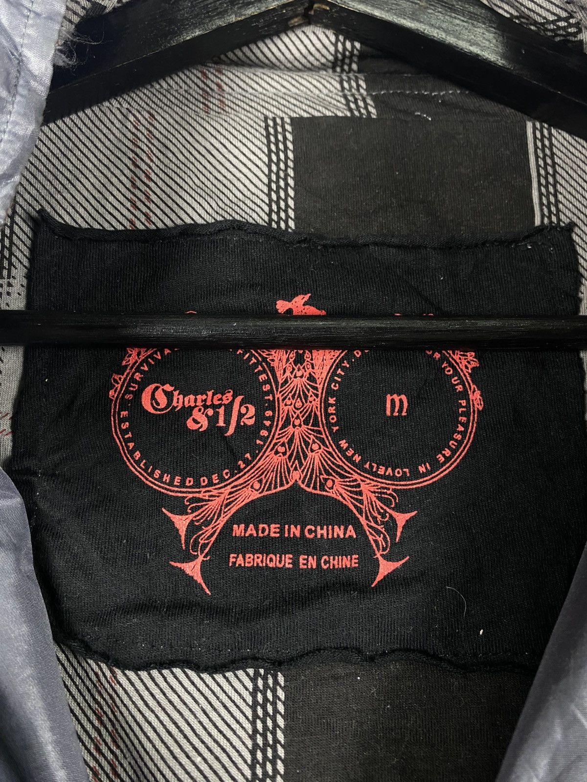 Japanese Brand Charles & 1/2 Lightweight Nylon Windbreaker Jacket Grey Size US M / EU 48-50 / 2 - 6 Thumbnail