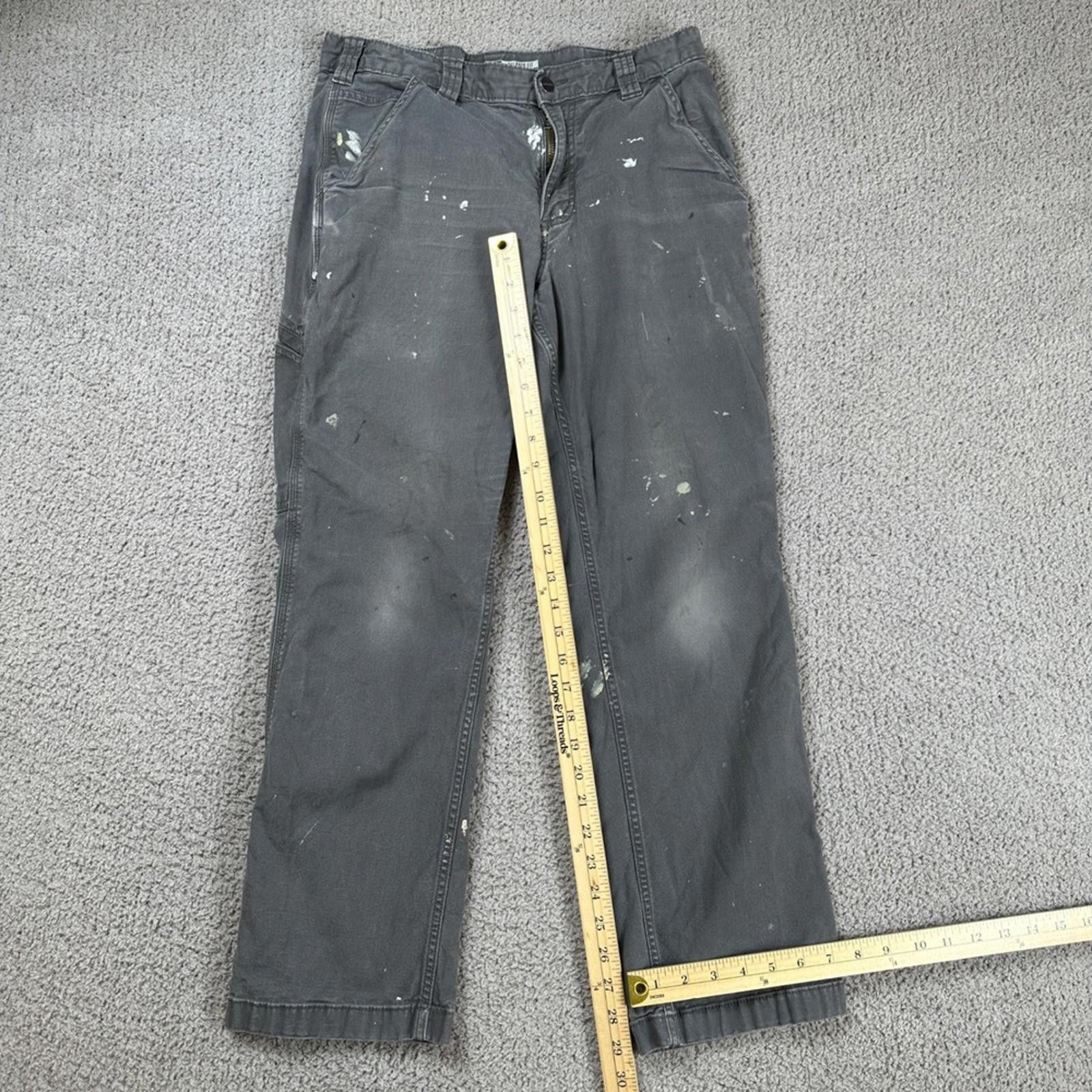 Carhartt Carhartt BM2291-M Relaxed Fit Rugged Flex Canvas Pants 32x30 Size US 32 / EU 48 - 4 Thumbnail
