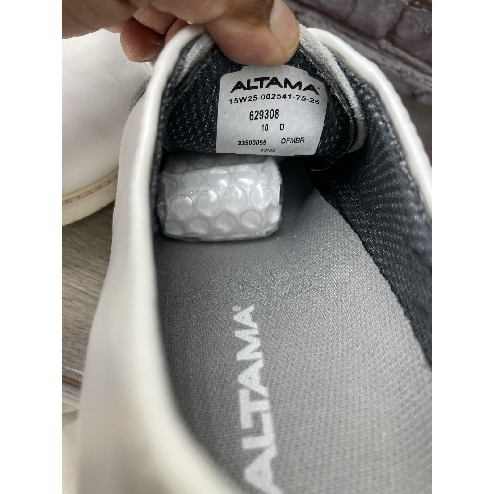 Altama Altama White Leather Oxford Dress Shoes Navy Military 629308 Size US 10 / EU 43 - 10 Thumbnail