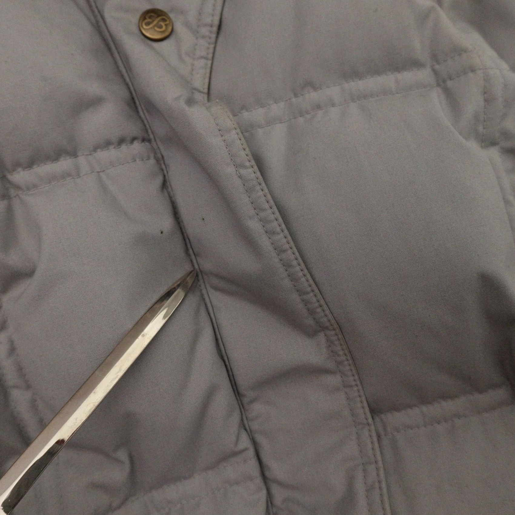 Eddie Bauer VTG 80s Eddie Bauer Goose Down Hooded Full Zip Parka Gray XL (23X30) Adult Mens Size US XL / EU 56 / 4 - 6 Thumbnail