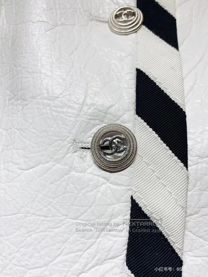 Chanel Chanel Roof series white leather jacket Size XS / US 0-2 / IT 36-38 - 5 Thumbnail
