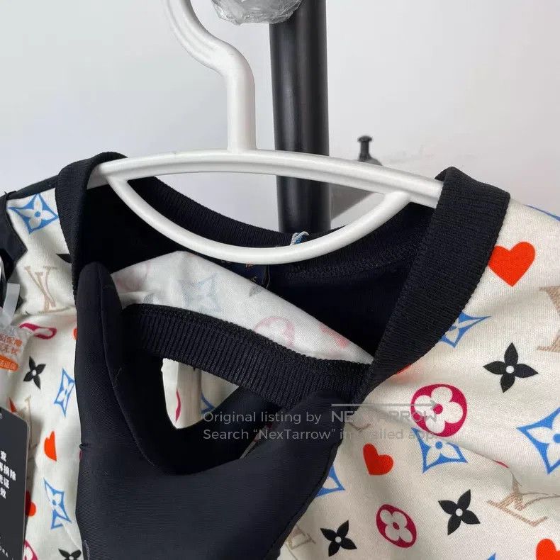 Louis Vuitton Louis Vuitton Color logo full print T-shirt Size XXS / US 00 / IT 34 - 5 Thumbnail